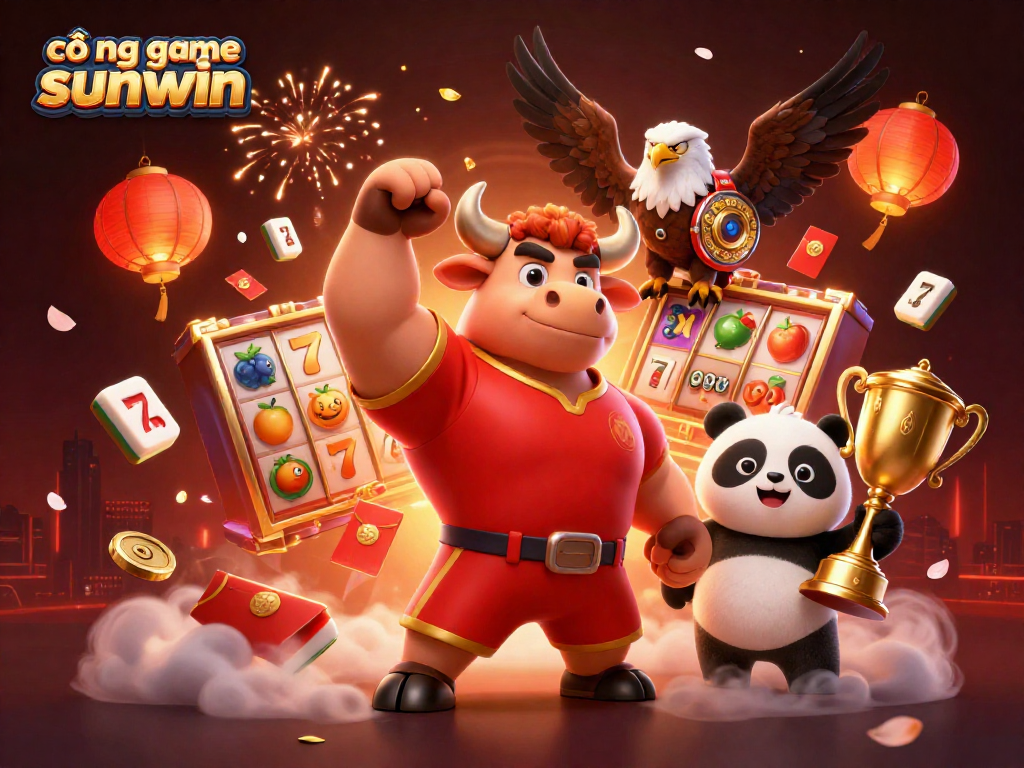 Engage with the cổng game sunwin featuring vibrant characters and stunning casino visuals.
