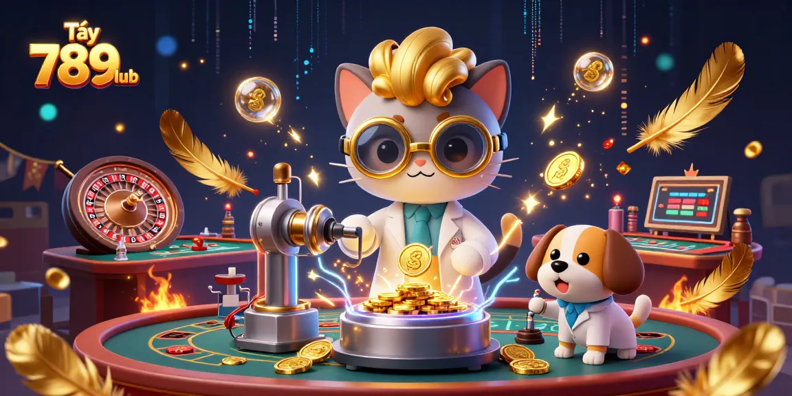 Tải 789club and experience the thrill of a digital casino with 3D characters and vibrant game elements.